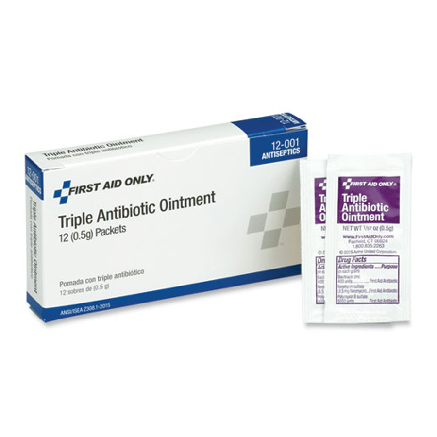 Schilling Supply | Triple Antibiotic Ointment 0.5g 12/box